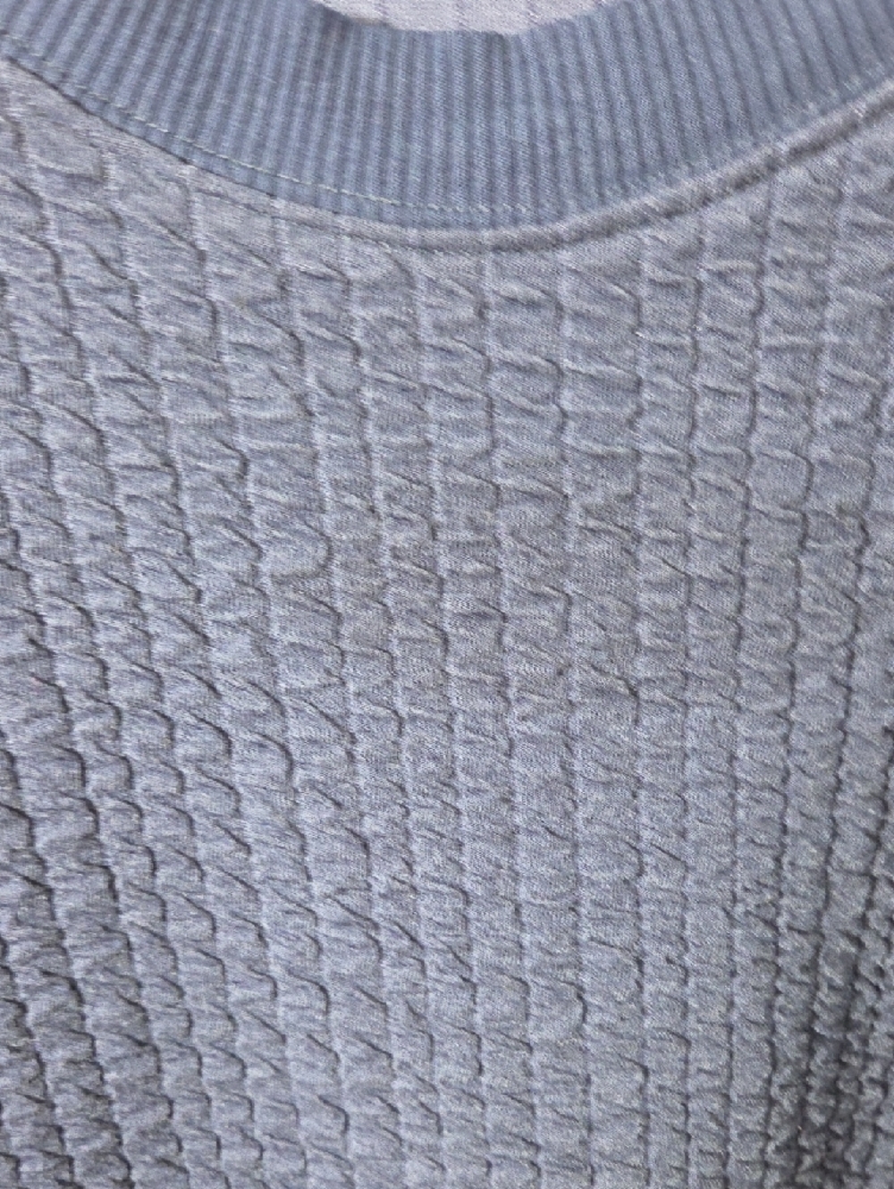 FP Movement by Free People Cobalt Blue Textured Knit Top. OVERSIZED! - Picture 4 of 5